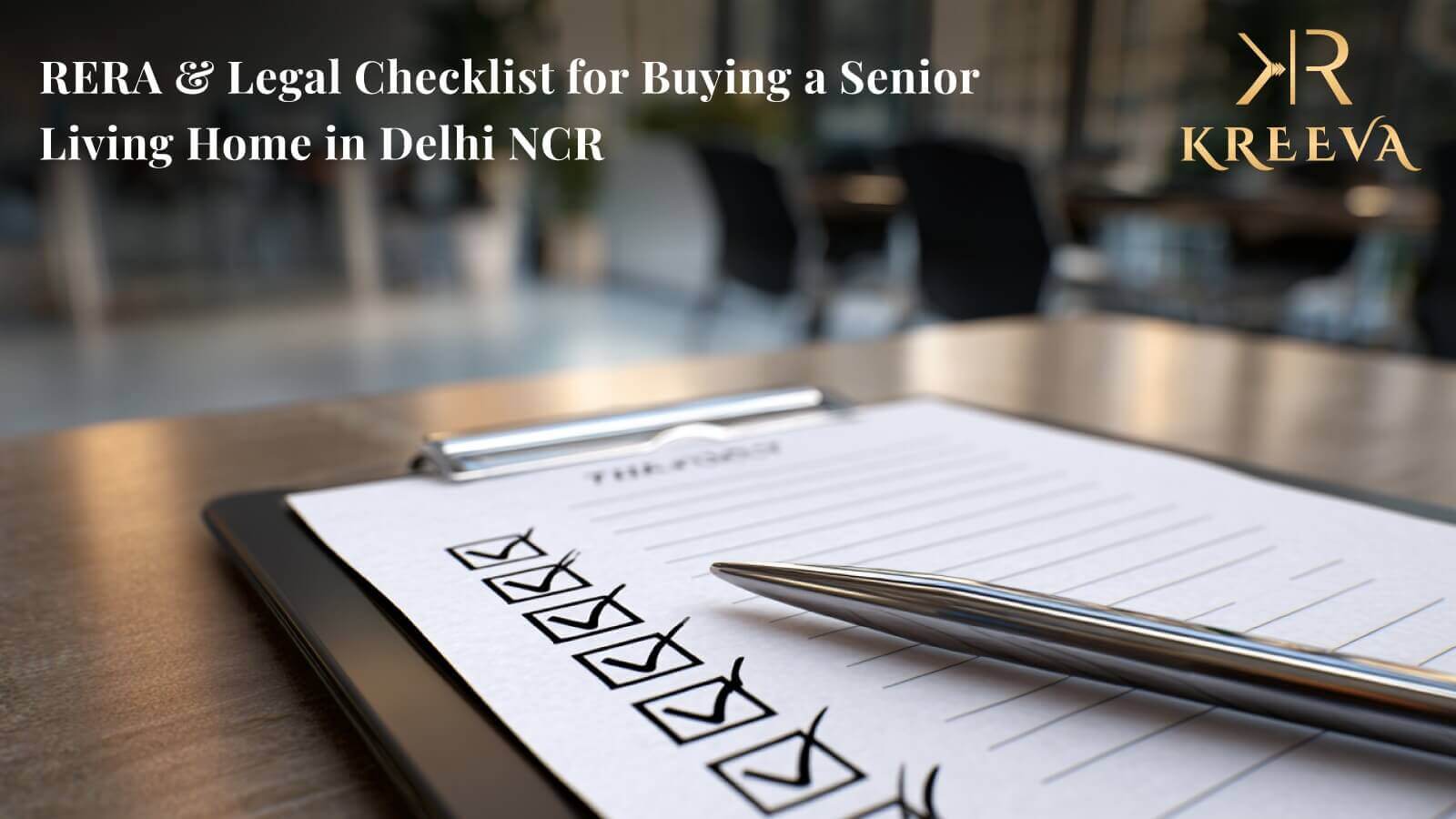 RERA & Legal Checklist for Buying a Senior Living Home in Delhi NCR