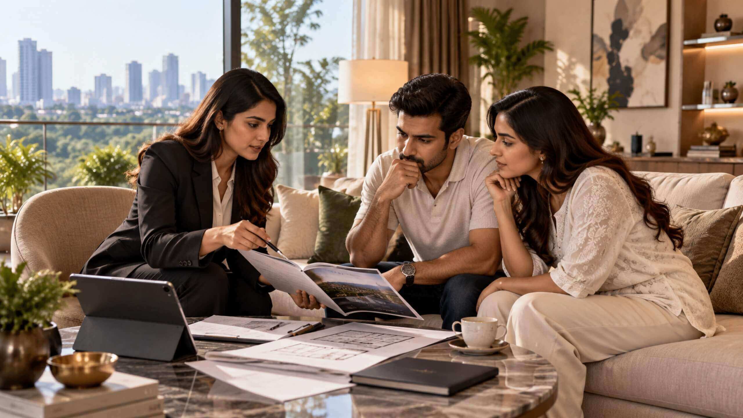 documents required to buy an ultra luxury flat in south delhi
