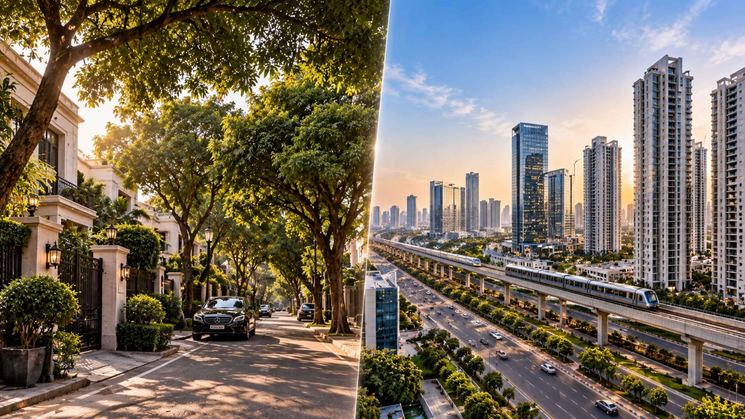 south delhi vs noida