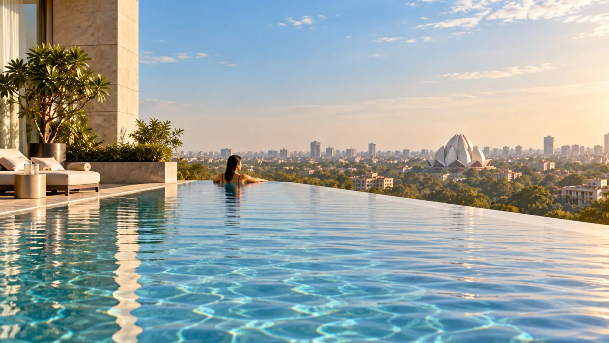 Wellness — pool and gym atmosphere
